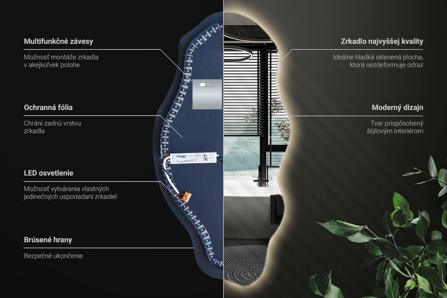 Technick&aacute; inform&aacute;cia o LED zrkadle Barbapapa 1