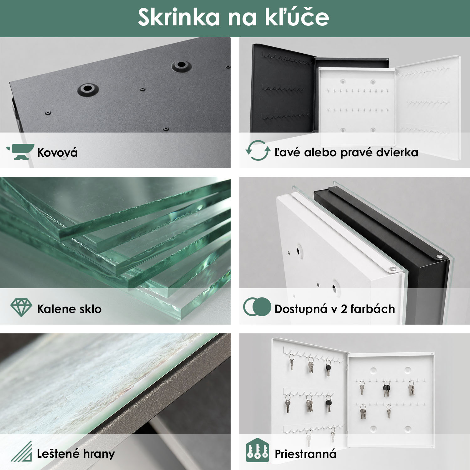 Infografika skrinky na kľúče